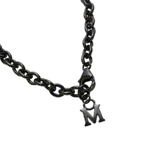 S925シルバー ブラック ファッション M字型パールブレスレット【PEARLISM】