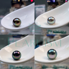 タヒチ真珠ーブラック系(8-12 mm)