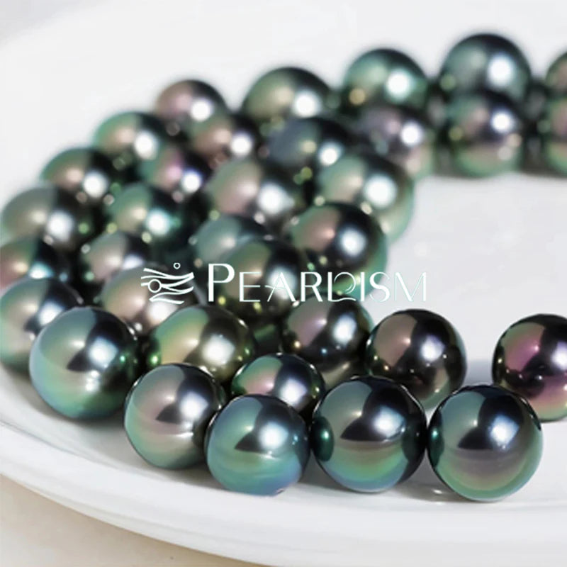 タヒチ真珠ーブラック系(8-12 mm)